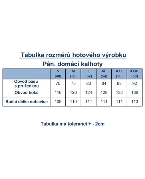 Pán.domácí kalhoty